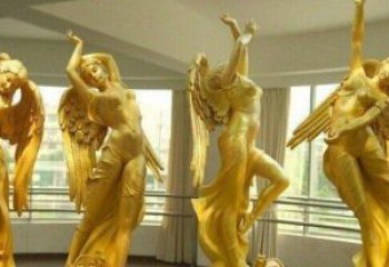 长春西方天使雕塑，精美绝伦