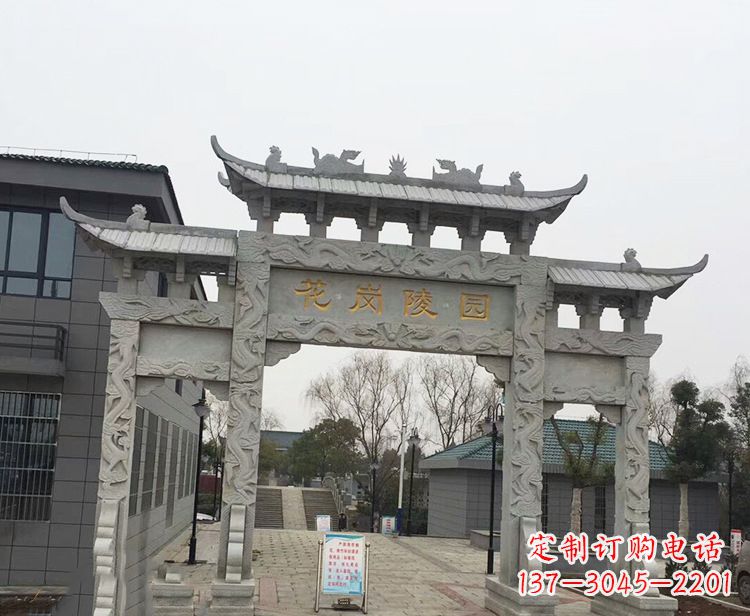 长春精美牌楼石雕,精致雕琢精美臻品