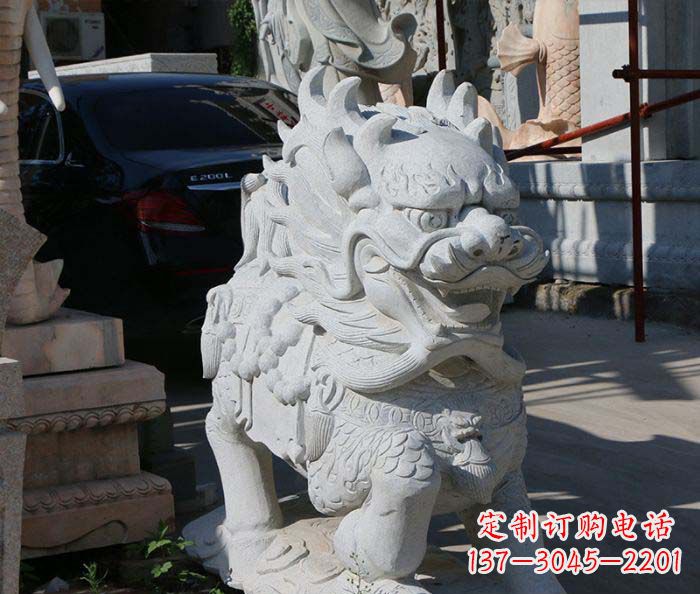 长春精致的麒麟雕塑,艺术之美绽放世间