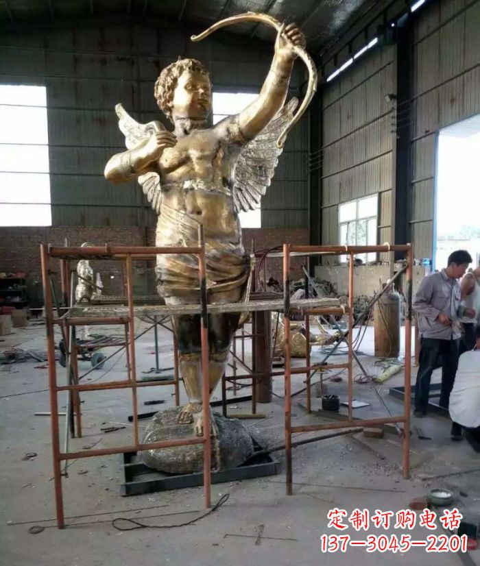 长春尊贵的丘比特铜雕塑