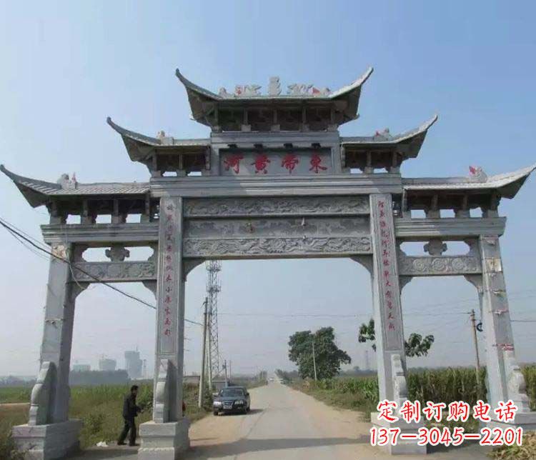 长春精品牌坊石雕,令您赞叹不已
