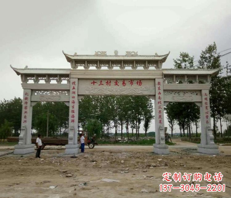 长春精美石牌坊雕塑,令你惊艳无比