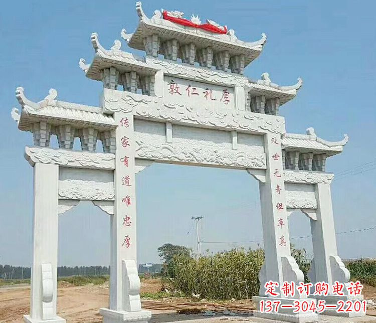 长春牌坊石雕,装点你的生活