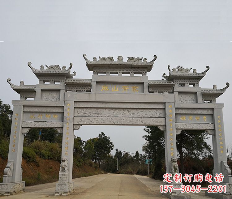 长春牌坊石雕—精美且经久不衰的传统艺术品
