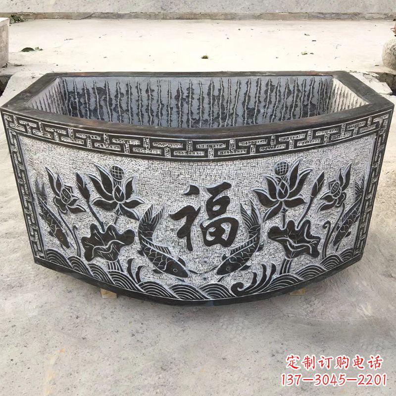 长春石槽养鱼缸