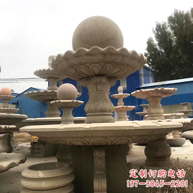 长春石雕风水球雕塑