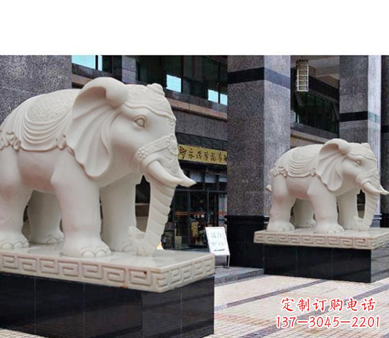 长春最佳选择——石雕酒店大象雕塑