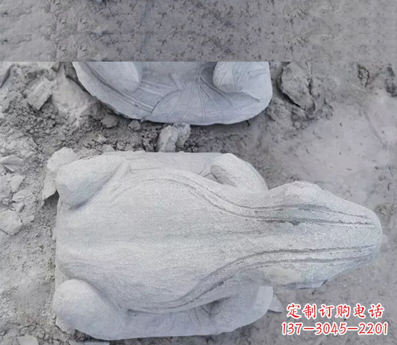 长春石雕青蛙雕塑