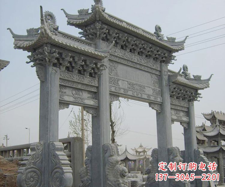 长春石牌坊与石牌楼