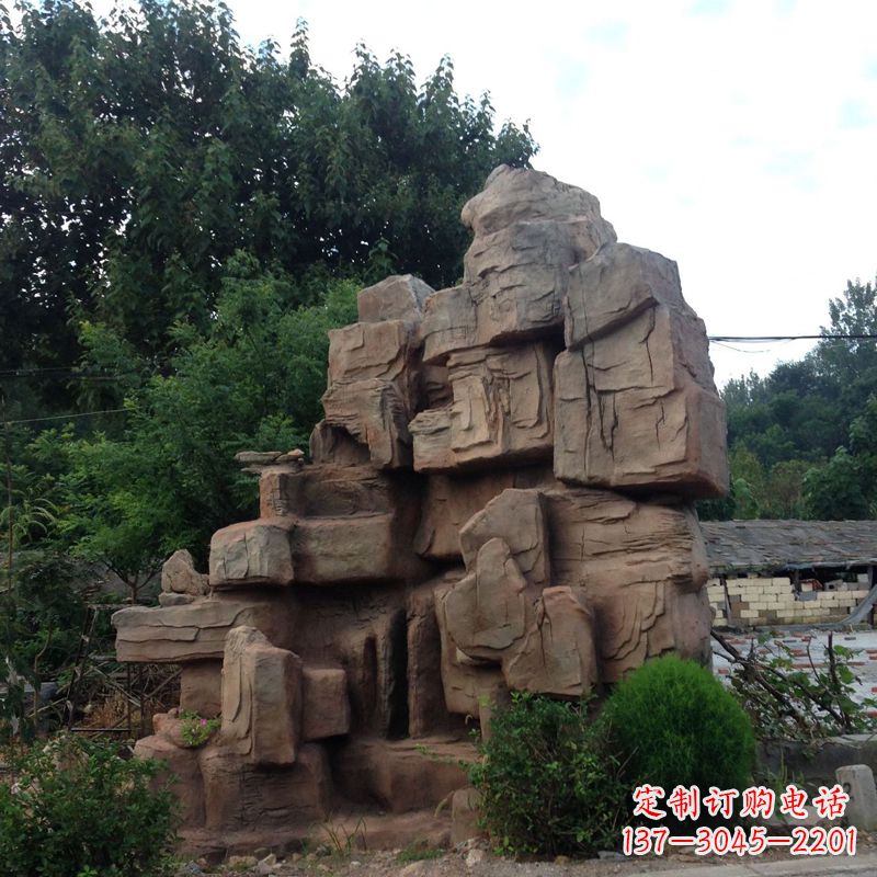 长春石头(塑石)假山