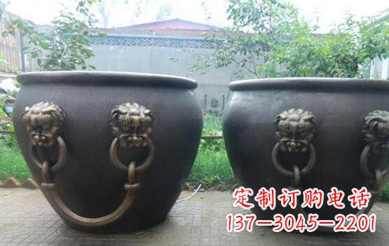长春水缸寺庙景观铜雕