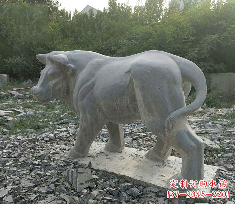 长春水牛雕公园动物雕塑