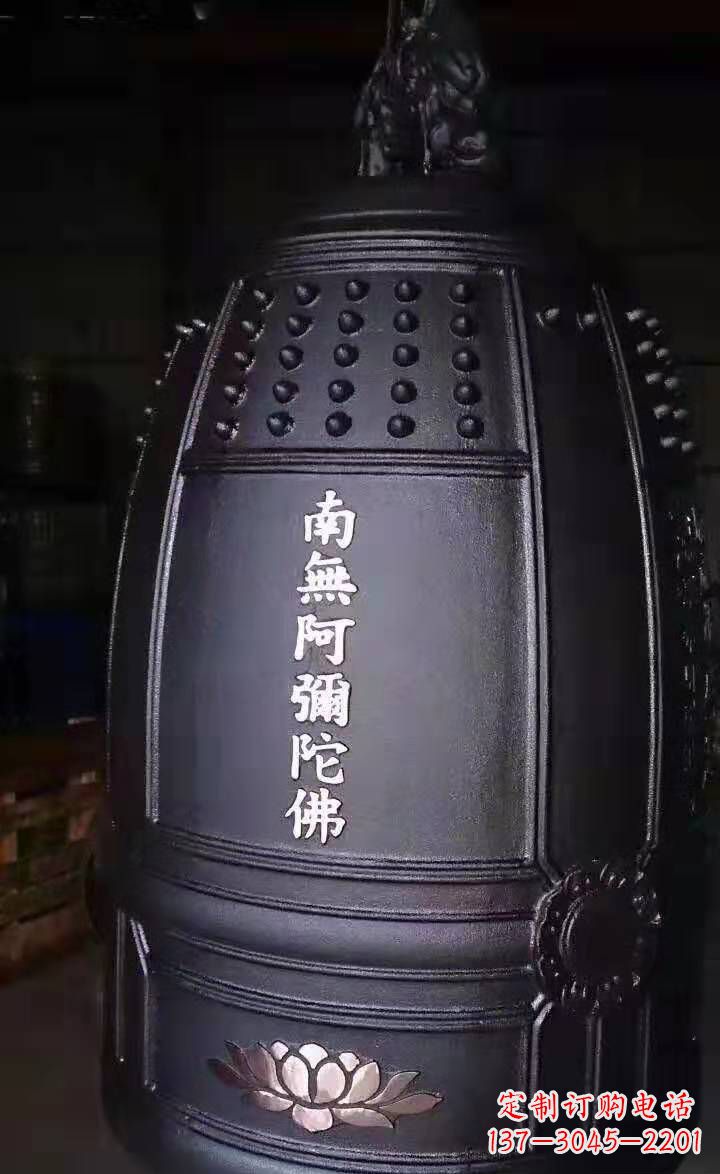 长春寺庙铜钟雕塑户外景观雕塑