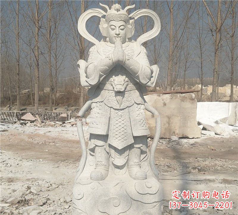 长春寺庙韦陀菩萨雕塑