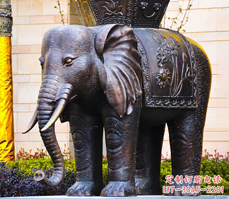 长春铜雕大象