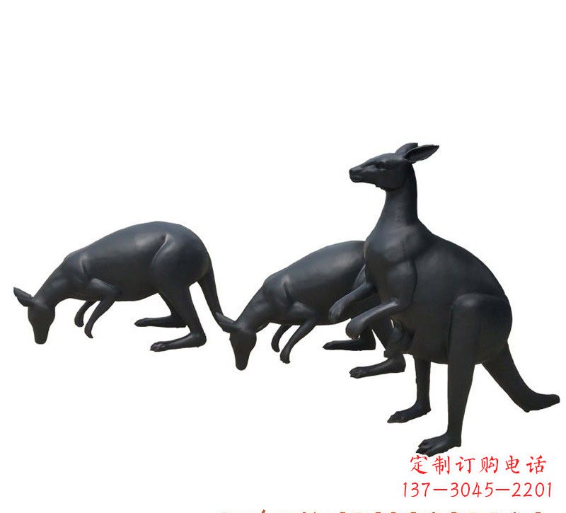 长春铜雕袋鼠雕塑