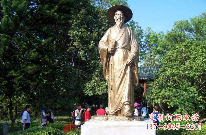长春铜雕古代名人苏轼苏东坡