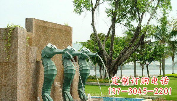 长春铜雕海马雕塑