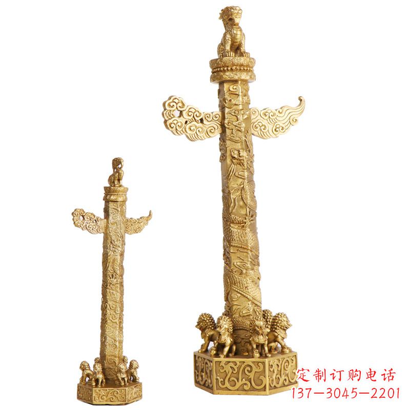 长春铜雕华表柱