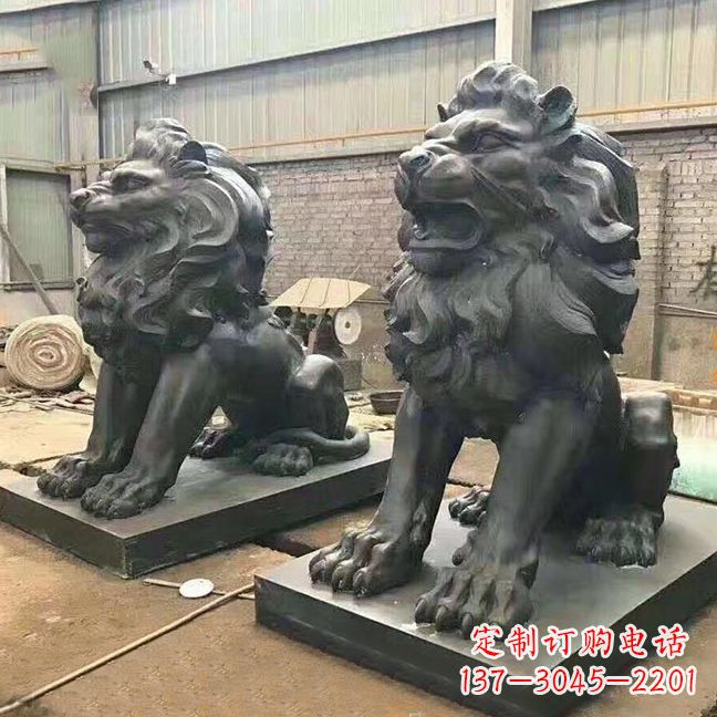 长春铜雕汇丰狮子