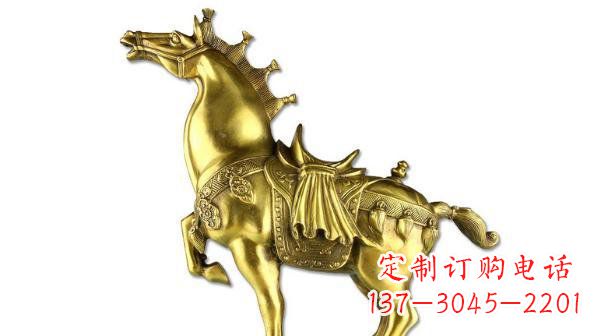 长春铜雕马公园动物雕塑