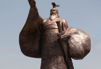 长春秦始皇铜雕精美塑像，让历史回溯至您身边