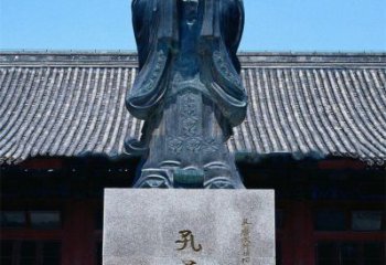 长春传承古代文化——青铜孔子雕塑