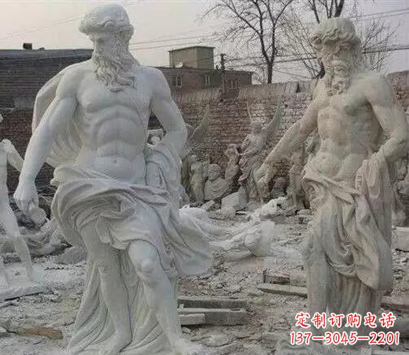 长春西方阿基米德人物石雕