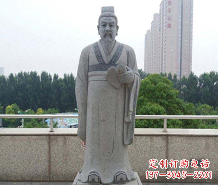 长春先秦法家代表人物商鞅石雕