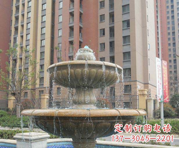 长春小区景观大理石喷泉石雕