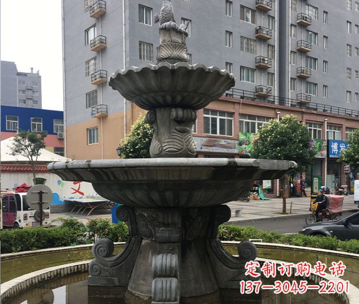 长春小区景观仿古喷泉石雕