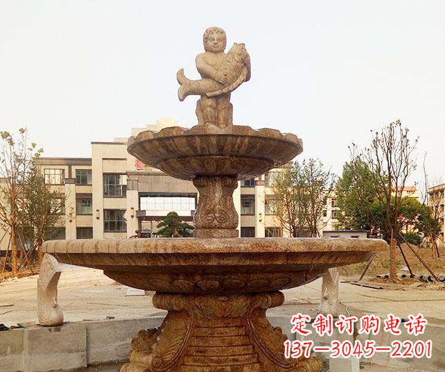 长春小区景观欧式喷泉石雕