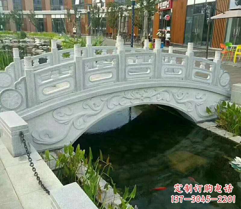 长春小区景观石桥栏杆