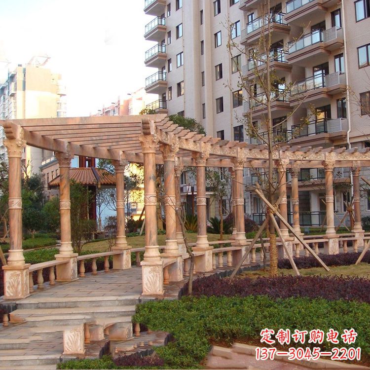 长春小区石雕花架长廊