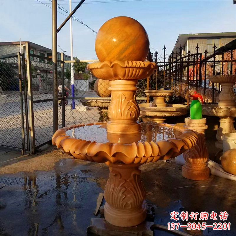 长春小区石雕喷泉塔