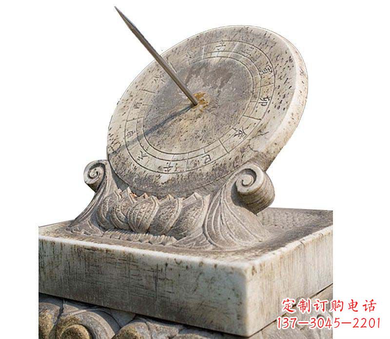 长春校园大理石日晷景观石雕
