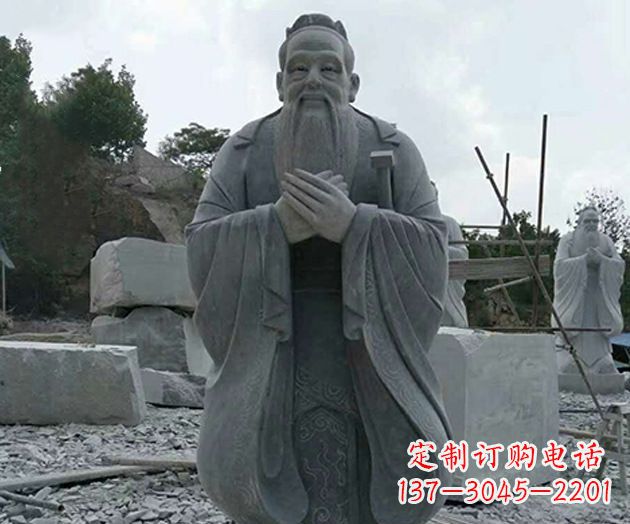 长春校园孔子人物石雕