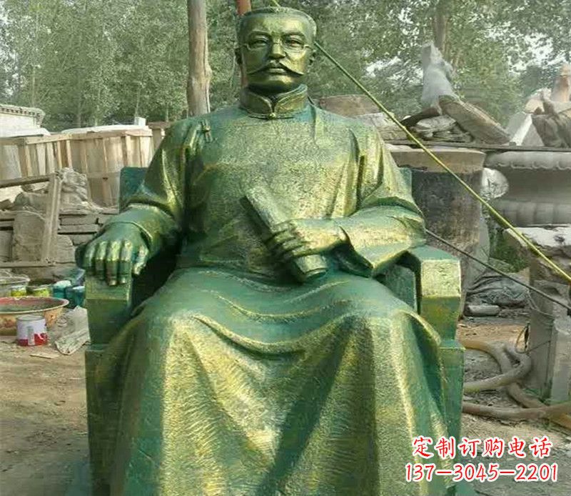 长春校园名人李大钊铜雕