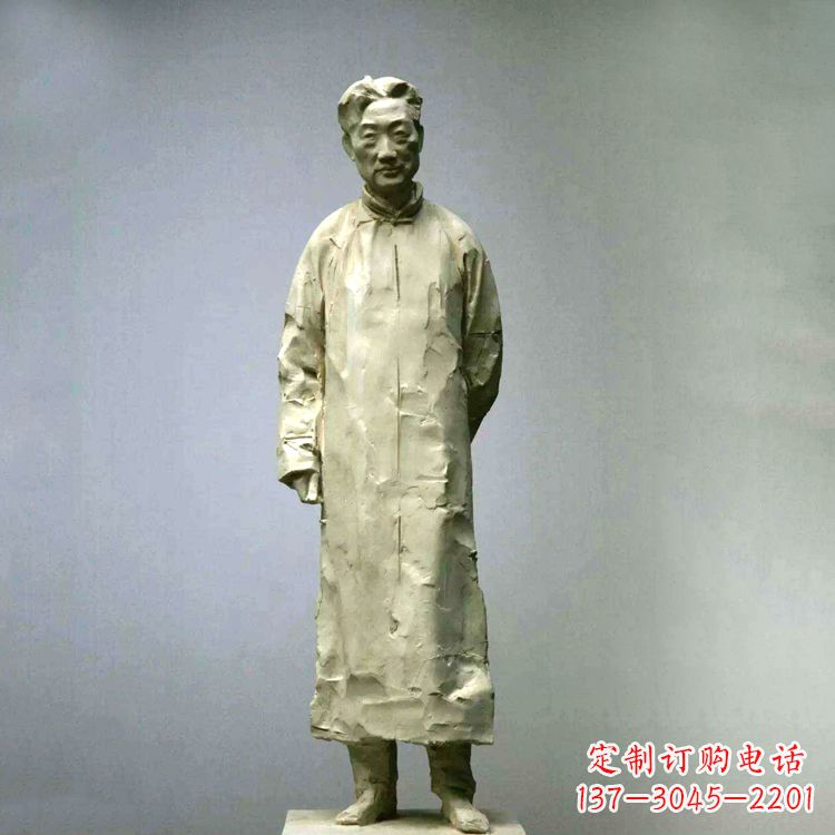 长春徐悲鸿雕塑像石雕历史名人雕像