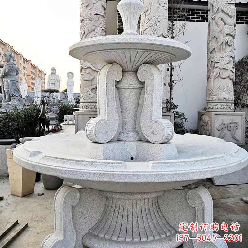 长春许愿池喷泉 石雕