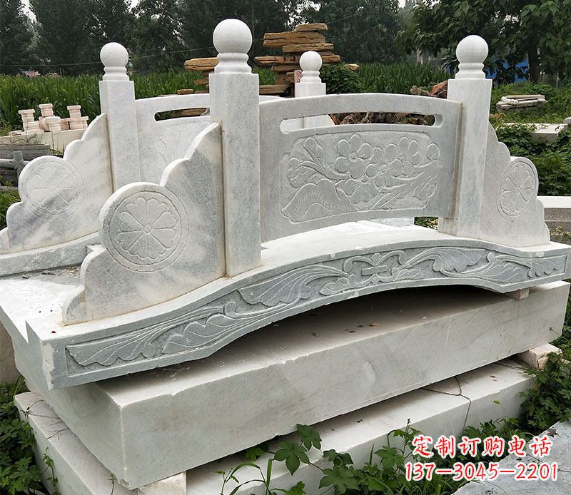长春园林仿古石拱桥景观石雕