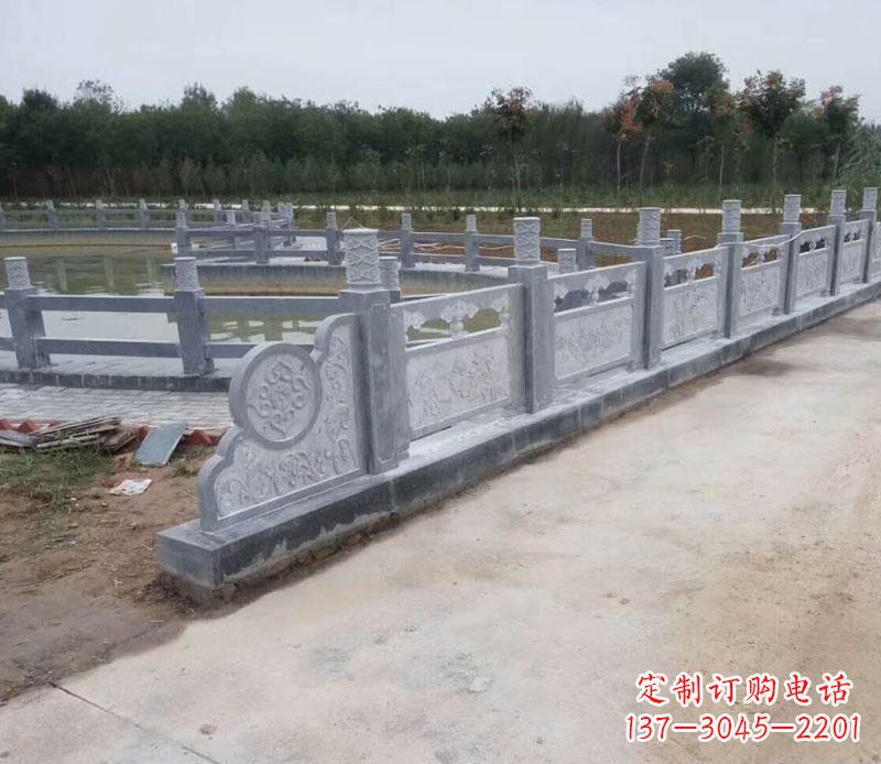 长春园林仿古石栏板景观石雕 (11)