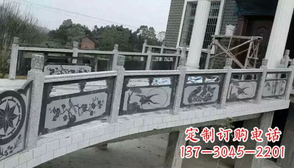 长春园林仿古石栏板景观石雕 (10)