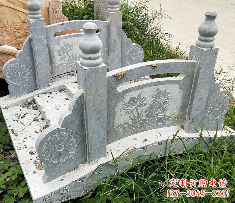 长春园林仿古石栏板景观石雕_1 (2)