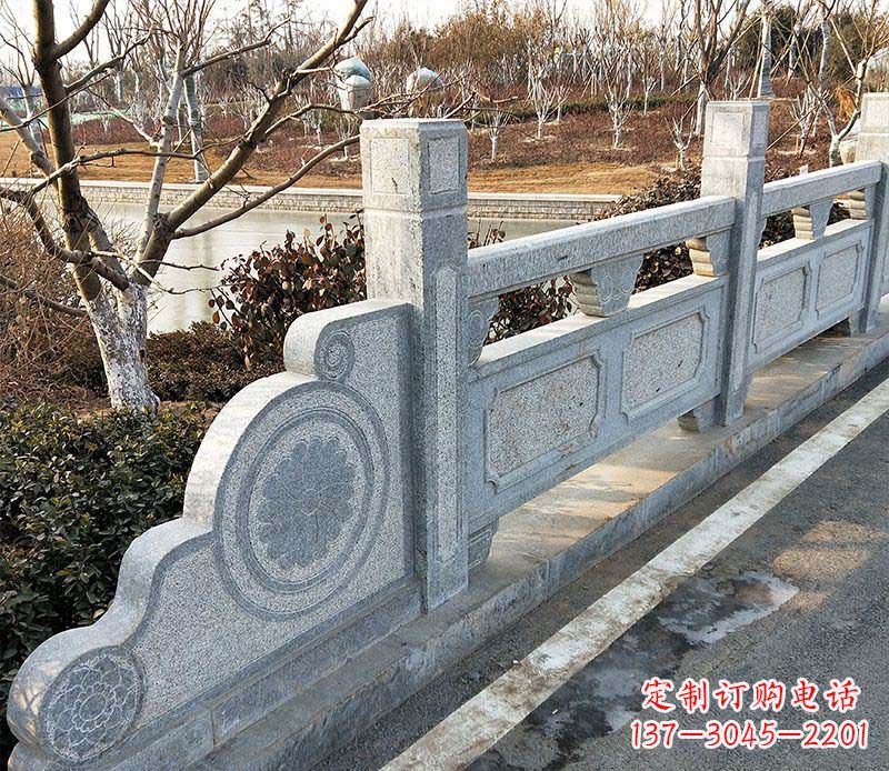 长春园林仿古石栏板景观石雕_1
