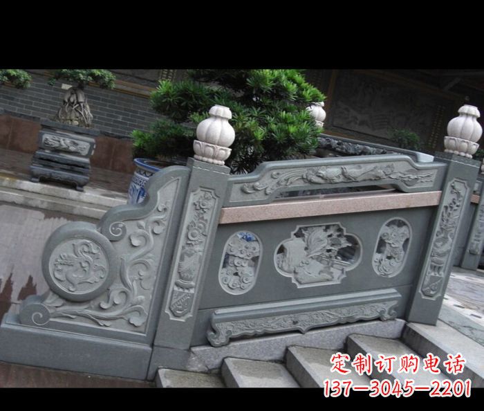 长春园林景观大理石栏板雕塑 (6)