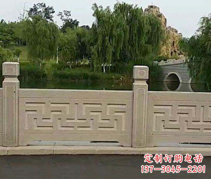 长春园林景观大理石栏板石雕 (4)