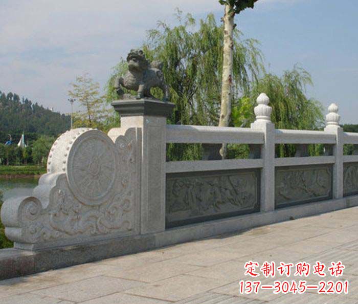 长春园林景观大理石栏板雕塑
