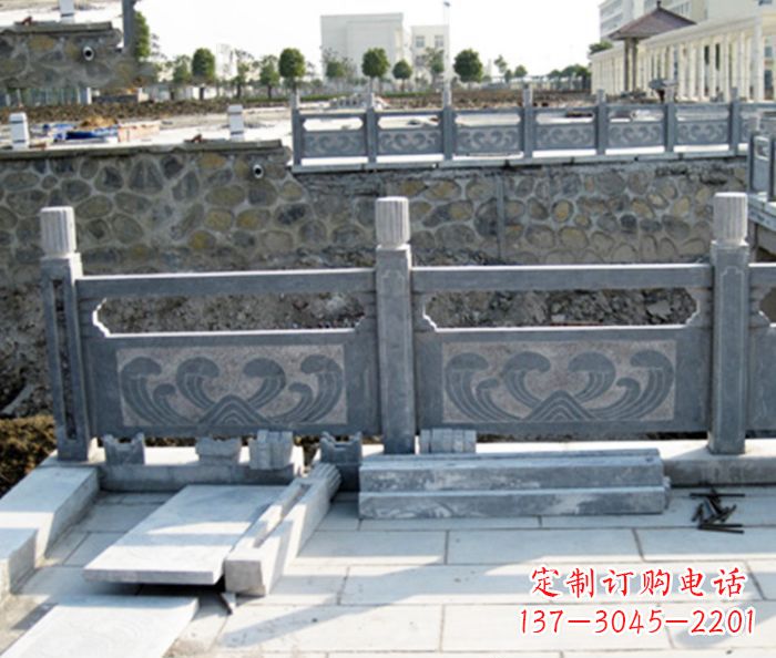 长春园林景观大理石栏板石雕 (11)
