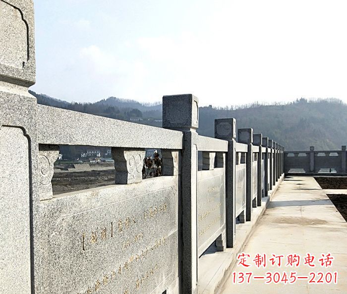 长春园林景观大理石栏板石雕 (14)